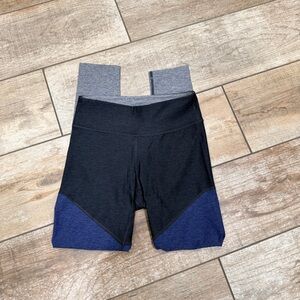 Outdoor Voices | 7/8 Leggings 3 Tone Blue Gray Color